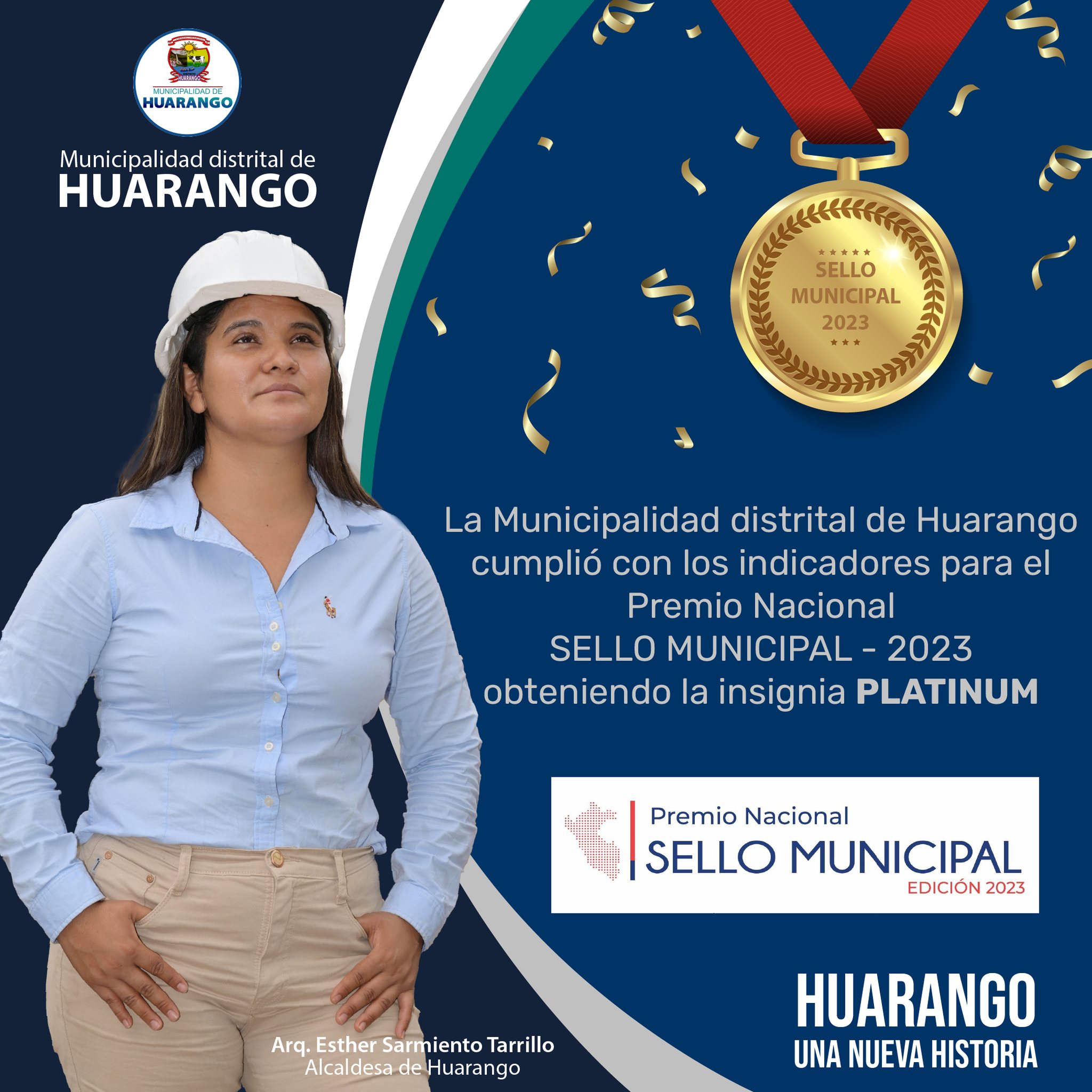 MDH OPTIENE DISTINCIÓN MÁXIMA INSIGNIA PLATINUM DEL SELLO MUNICIPAL 2023